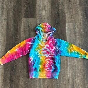 Siesta Key Beach Tie Dye hooded Sweatshirt.  Youth size small.  Like new!